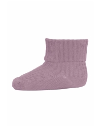 MP Denmark - RIBSTRIKKEDE STRØMPER LILAC