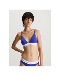 Calvin Klein Undertøj DK - Triangle Bra - Modern Cotton Blå