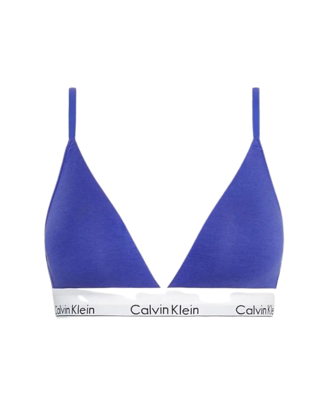 Triangle Bra - Modern Cotton Blå  Calvin Klein - Shop nu > Queen and Kids