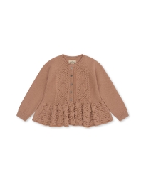 Konges Sløjd - CADDY FLÆSE CARDIGAN BRUN