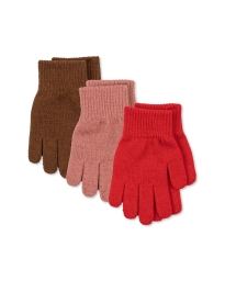 Konges Sløjd - FILLA HANDSKER ROSE/PECAN/SCARLET