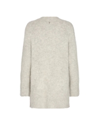 Mos Mosh - WREN HAIRY CARDIGAN GRÅ