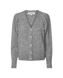 Lollys Laundry - LAURA CARDIGAN GRÅ
