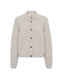 Gestuz - ALPHA CARDIGAN LYSEGRÅ