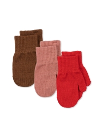 Konges Sløjd - FILLA VANTER ROSE/PECAN/SCARLET