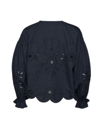 Sissel Edelbo - MAIBRITT ORGANIC BLUSE SORT