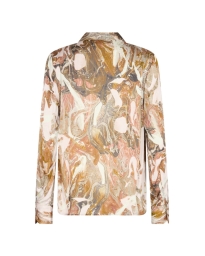 Mos Mosh - LETANA MARBLE SKJORTE BURLWOOD
