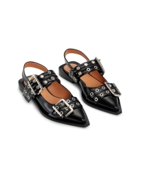 Ganni - BELT BUCKLE SANDAL SORT
