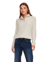 Only - LEISE PULLOVER CREMEHVID
