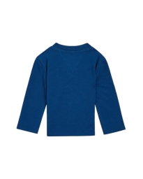 Tommy Hilfiger Kids  - RELAXED LONG SLEEVE T-SHIRT NAVY