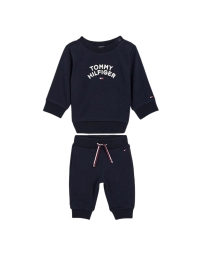 Tommy Hilfiger Kids  - SWEATSHIRT AND JOGGERS SET NAVY