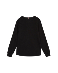 Tommy Hilfiger Kids  - WAFFLE RAGLAN LONG SLEEVE T-SHIRT SORT