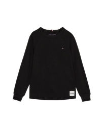 Tommy Hilfiger Kids  - WAFFLE RAGLAN LONG SLEEVE T-SHIRT SORT