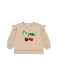 Konges Sløjd - LOU SEQUIN FRILL SWEATSHIRT