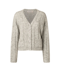 Custommade - VANORA CARDIGAN GRÅ