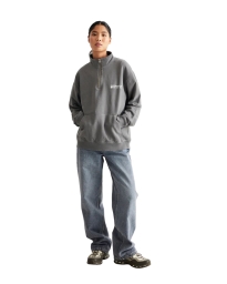 Woodbird - LIZO TECH HALF ZIP GRÅ