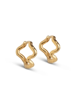 Enamel - HOLLY SMALL HOOPS GULD