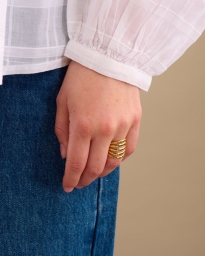 Pernille Corydon - POETRY RING GULD