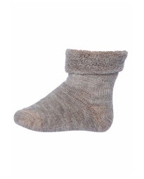 MP Denmark - ULD STRØMPER LIGHT BROWN MELANGE