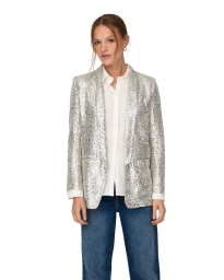 Only - FRANSA PAILLET BLAZER MOONBEAM