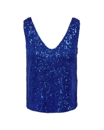 Only - LANA PAILLET BLUSE BLÅ