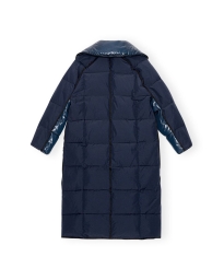 Ganni - OVERSIZED PUFFER FRAKKE NAVY