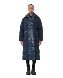 Ganni - OVERSIZED PUFFER FRAKKE NAVY