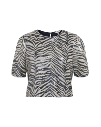 Object - PAILLET TOP ZEBRA