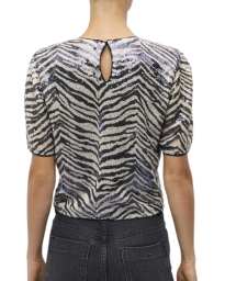 Object - PAILLET TOP ZEBRA