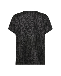 Mos Mosh - LOLA GLITTER BLUSE SORT/SØLV
