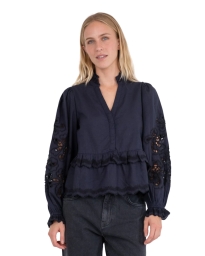 Neo Noir - KIMMO BLUSE NAVY