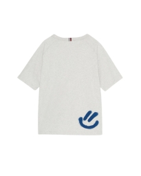 Tommy Hilfiger Kids  - GRAFFITI SMILEY T-SHIRT GRÅ