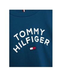 Tommy Hilfiger Kids  - GRAPHIC LOGO T-SHIRT BLÅ