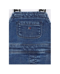 Tommy Hilfiger Kids  - RELAXED DUNGAREE SET DENIM