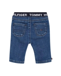 Tommy Hilfiger Kids  - HILFIGER WAISTBAND JEANS DENIM