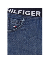 Tommy Hilfiger Kids  - HILFIGER WAISTBAND JEANS DENIM