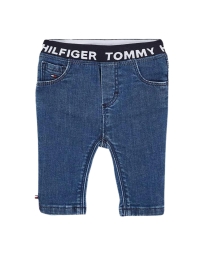 Tommy Hilfiger Kids  - HILFIGER WAISTBAND JEANS DENIM