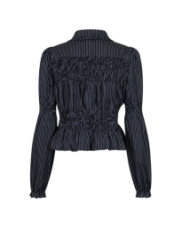 Neo Noir - KELLA STRIPE SKJORTE SORT
