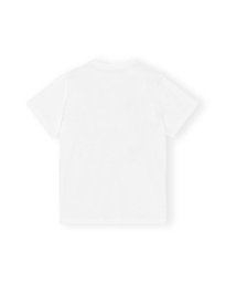 Ganni - RELAXED LEMON T-SHIRT HVID