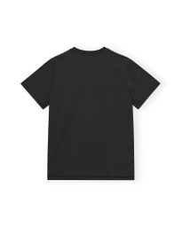 Ganni - RELAXED HEART T-SHIRT GRÅ