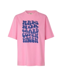 Mads Nørgaard - HEAVY DYE DASSEL T-SHIRT PINK