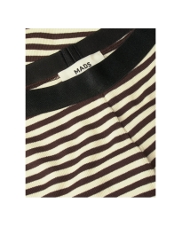Mads Nørgaard - COTTON STRIPE VERAN BUKSER SORT