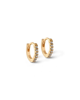 Enamel - FLORA PETIT HOOPS GULD 6MM