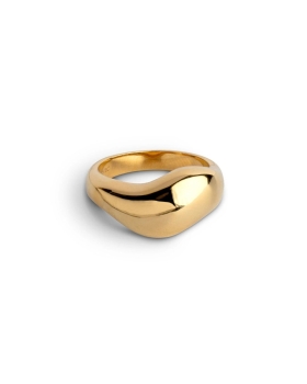 Enamel - AGNETE RING LARGE GULD