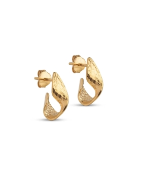 Enamel - DAIA HOOPS GULD