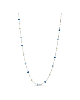 Enamel - LOLA HALSKÆDE MARINE/SØLV
