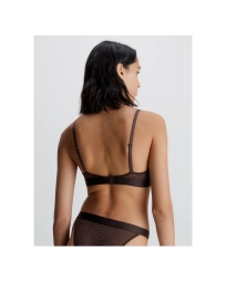 Calvin Klein Undertøj DK - LACE TRIANGLE BRA WOODLAND