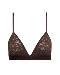 Calvin Klein Undertøj DK - LACE TRIANGLE BRA WOODLAND