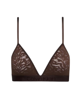 Calvin Klein Undertøj DK - LACE TRIANGLE BRA WOODLAND