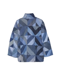 Sissel Edelbo - ELLIOT PATCHWORK DENIM JAKKE BLÅ